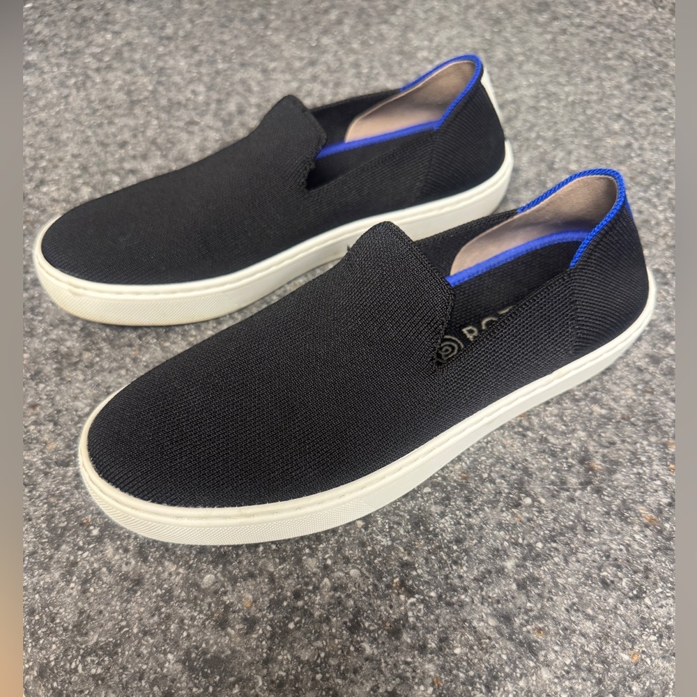 Rothy's Black Slip on Sneaker - Picture 7 of 8